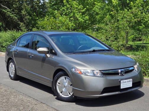 Tan 2008 Honda Civic Hybrid Base