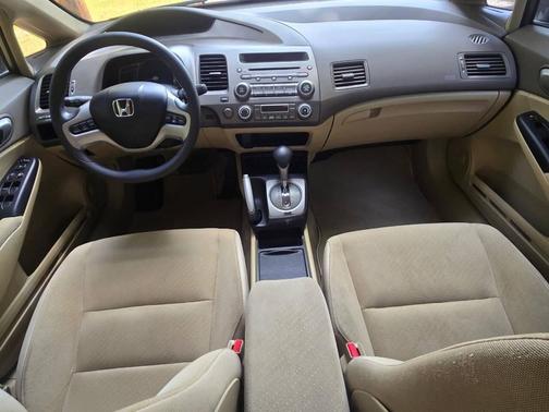 Tan 2008 Honda Civic Hybrid Base