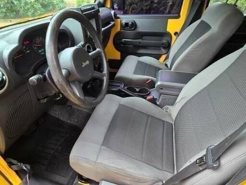 Yellow 2008 Jeep Wrangler Unlimited X