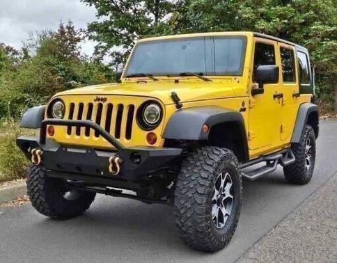 Yellow 2008 Jeep Wrangler Unlimited X