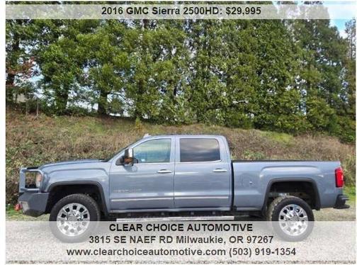 Gray 2016 GMC Sierra 2500 Denali