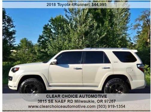2018 Toyota 4Runner Limited