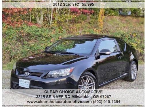Black 2012 Scion tC Base