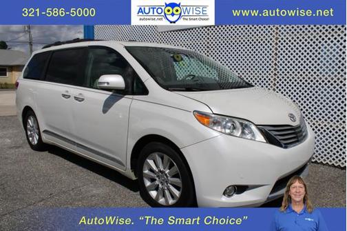Blizzard Pearl 2014 Toyota Sienna Limited Premium