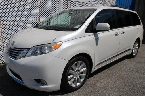 Blizzard Pearl 2014 Toyota Sienna Limited Premium