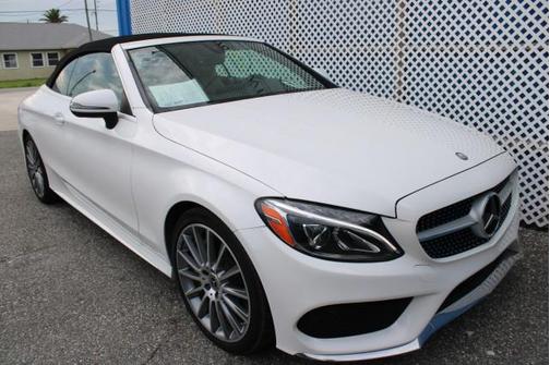 Polar White 2017 Mercedes-Benz C-Class C300 CONVERTIBLE