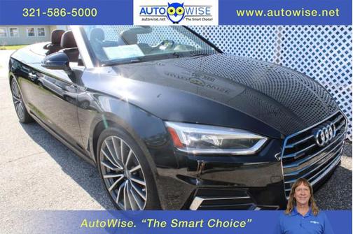 Mythos Black Metallic/Black Roof 2018 Audi A5 2.0 TFSI PRESTIGE