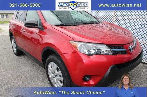 Barcelona Red Metallic 2013 Toyota RAV4 LE