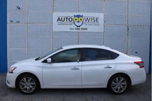 Aspen White 2013 Nissan Sentra SL
