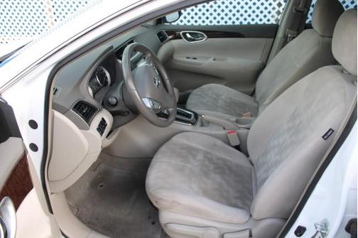 Aspen White 2013 Nissan Sentra SL