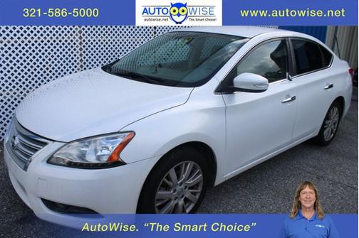 Aspen White 2013 Nissan Sentra SL