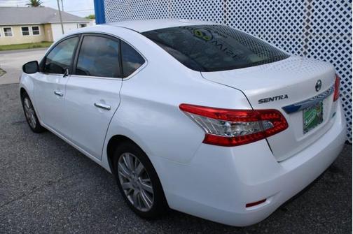 Aspen White 2013 Nissan Sentra SL