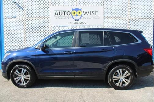 Obsidian Blue Pearl 2018 Honda Pilot EX