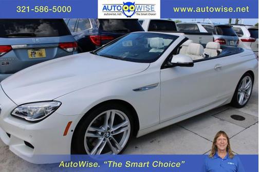 Frozen Brilliant White Metallic 2016 BMW 650 650i M SPORT EXEC