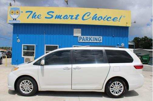 Blizzard Pearl 2015 Toyota Sienna XLE