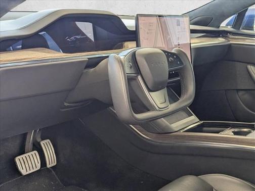 Deep Blue Metallic 2021 Tesla Model S Plaid