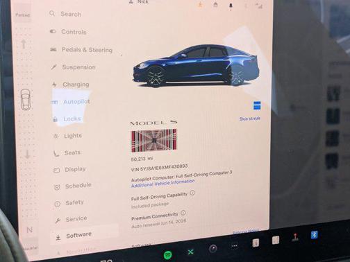 Deep Blue Metallic 2021 Tesla Model S Plaid