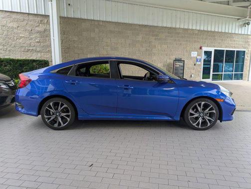 Aegean Blue Metallic 2019 Honda Civic Sport
