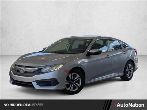 Lunar Silver Metallic 2017 Honda Civic LX