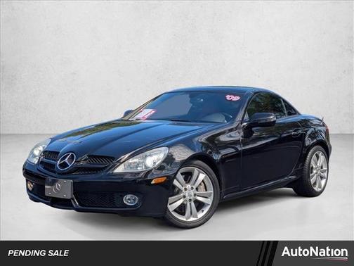Black 2009 Mercedes-Benz SLK-Class SLK350 Roadster