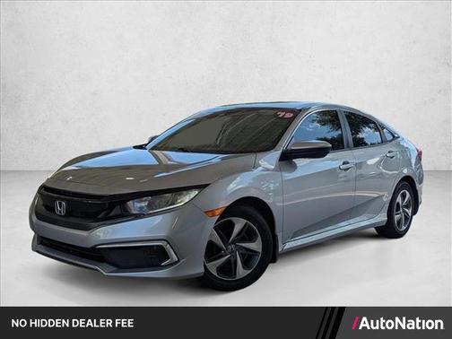 Silver/Gray 2019 Honda Civic LX