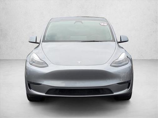 Silver/Gray 2025 Tesla Model Y Long Range Dual Motor Rear-Wheel Drive
