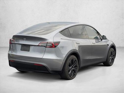 Silver/Gray 2025 Tesla Model Y Long Range Dual Motor Rear-Wheel Drive