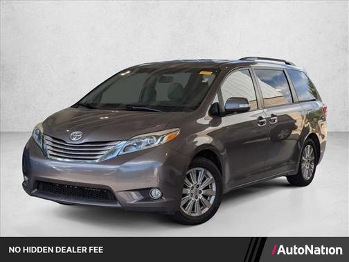 Predawn Gray Mica 2015 Toyota Sienna Limited Premium