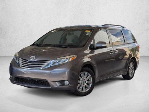 Predawn Gray Mica 2015 Toyota Sienna Limited Premium
