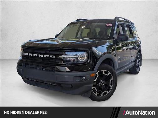Shadow Black 2021 Ford Bronco Sport Outer Banks
