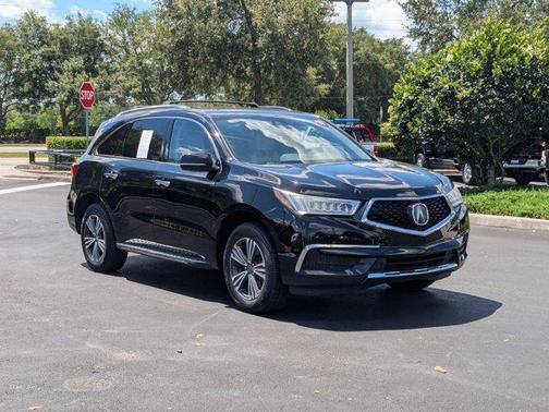 Crystal Black Pearl 2017 Acura MDX 3.5L