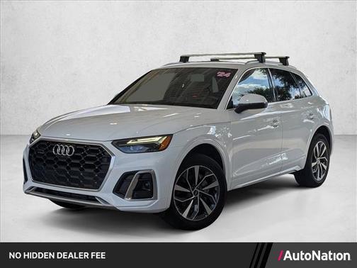 Mythos Black Metallic 2024 Audi Q5 45 S line Premium Plus