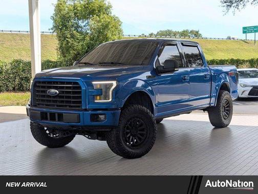 Lightning Blue 2017 Ford F-150 XLT