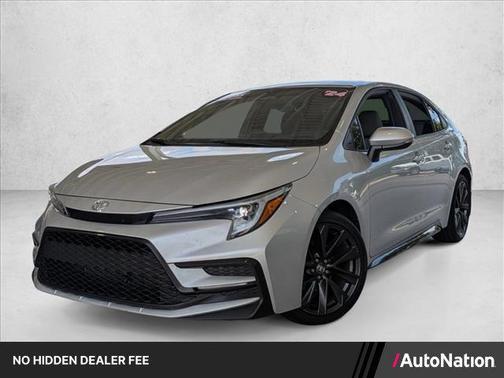 Classic Silver Metallic 2024 Toyota Corolla SE