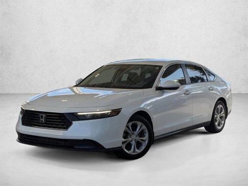 Platinum White Pearl 2023 Honda Accord LX 1.5T