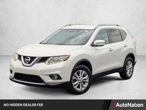 Pearl White 2015 Nissan Rogue SV