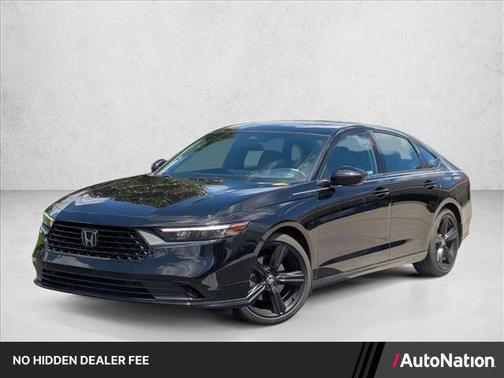 Crystal Black Pearl 2023 Honda Accord Hybrid Sport-L