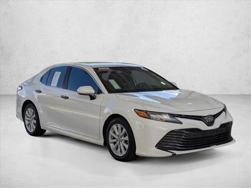Super White 2019 Toyota Camry LE