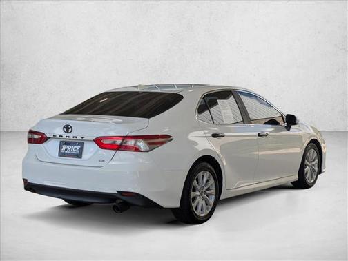 Super White 2019 Toyota Camry LE