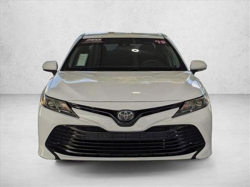 Super White 2019 Toyota Camry LE