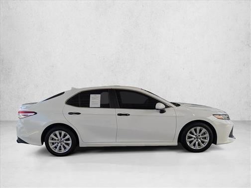 Super White 2019 Toyota Camry LE