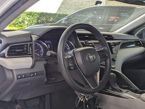 Super White 2019 Toyota Camry LE