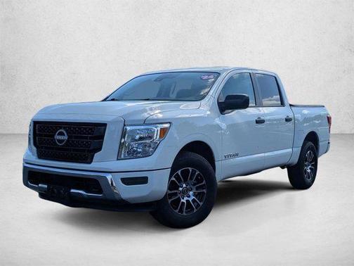 Glacier White 2024 Nissan Titan SV