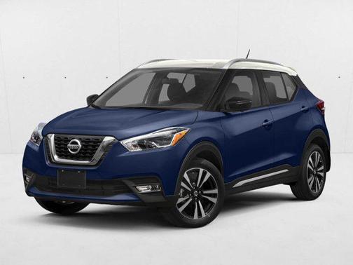 Deep Blue Pearl/Fresh Powder 2018 Nissan Kicks SR