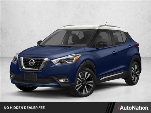 Deep Blue Pearl/Fresh Powder 2018 Nissan Kicks SR