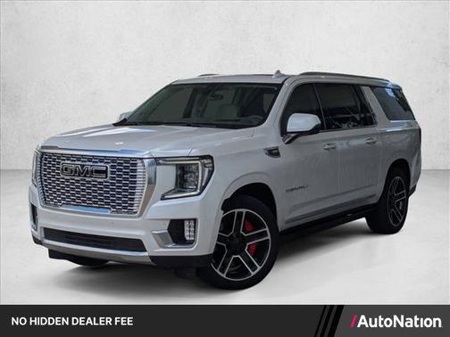White Frost Tricoat 2022 GMC Yukon XL Denali