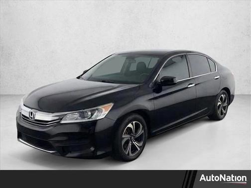 Black 2017 Honda Accord LX