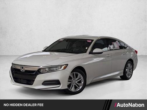 Platinum White Pearl 2018 Honda Accord LX