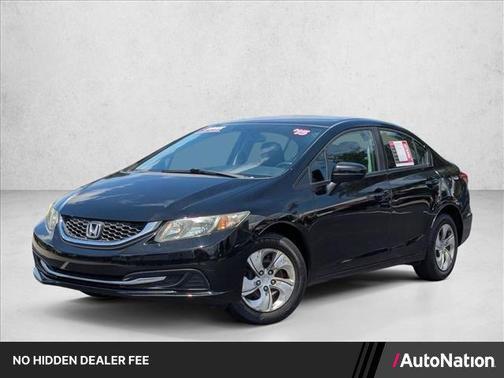 Urban Titanium Metallic 2015 Honda Civic LX