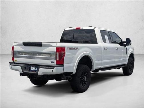 Star White Metallic Tri-Coat 2022 Ford F-250 Platinum